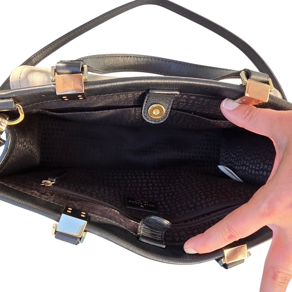 Kate Spade Colorblock Chantelle Walter Place Satchel w/ Crossbody Strap - Picture 9 of 11